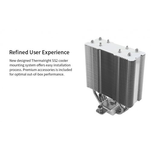 Кулер Thermalright Assassin X 120 Refined SE White купити з перевіркою сумісності: огляд, характеристики, ціна у Києві, Львові, Вінниці, Хмельницькому, Івано-Франківську, Україні | інтернет-магазин TELEMART.UA фото
