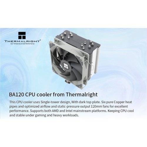 Кулер Thermalright Burst Assassin 120 купити з перевіркою сумісності: огляд, характеристики, ціна у Києві, Львові, Вінниці, Хмельницькому, Івано-Франківську, Україні | інтернет-магазин TELEMART.UA фото