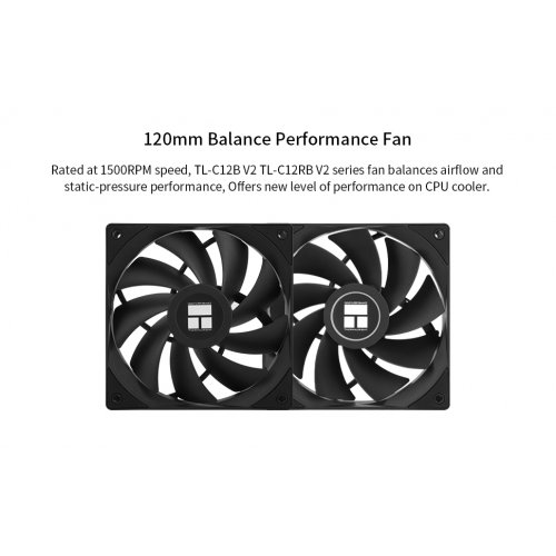 Кулер Thermalright Burst Assassin 120 Evo Dark купити з перевіркою сумісності: огляд, характеристики, ціна у Києві, Львові, Вінниці, Хмельницькому, Івано-Франківську, Україні | інтернет-магазин TELEMART.UA фото