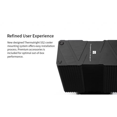 Кулер Thermalright Burst Assassin 120 Evo Dark купити з перевіркою сумісності: огляд, характеристики, ціна у Києві, Львові, Вінниці, Хмельницькому, Івано-Франківську, Україні | інтернет-магазин TELEMART.UA фото