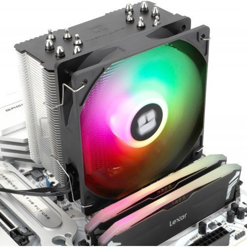 Кулер Thermalright Burst Assassin 120 SE ARGB Black купити з перевіркою сумісності: огляд, характеристики, ціна у Києві, Львові, Вінниці, Хмельницькому, Івано-Франківську, Україні | інтернет-магазин TELEMART.UA фото