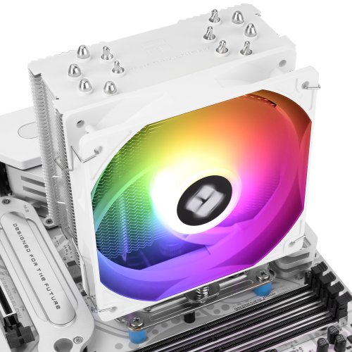Кулер Thermalright Burst Assassin 120 SE ARGB White купити в Україні: Київ, Львів, Хмельницький, Тернопіль, Івано-Франківськ | Перевірка сумісності, низька ціна, відгуки, характеристики від TELEMART фото