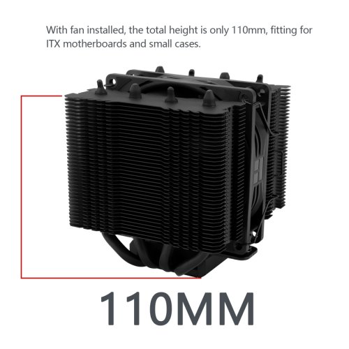 Кулер Thermalright Peerless Assassin 90 SE Black купити з перевіркою сумісності: огляд, характеристики, ціна у Києві, Львові, Вінниці, Хмельницькому, Івано-Франківську, Україні | інтернет-магазин TELEMART.UA фото