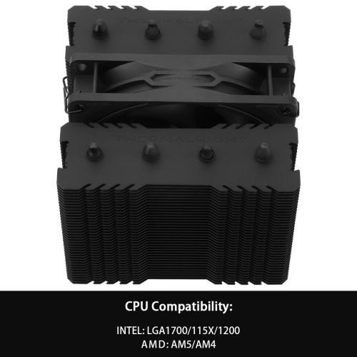 Кулер Thermalright Peerless Assassin 90 SE Black купити з перевіркою сумісності: огляд, характеристики, ціна у Києві, Львові, Вінниці, Хмельницькому, Івано-Франківську, Україні | інтернет-магазин TELEMART.UA фото