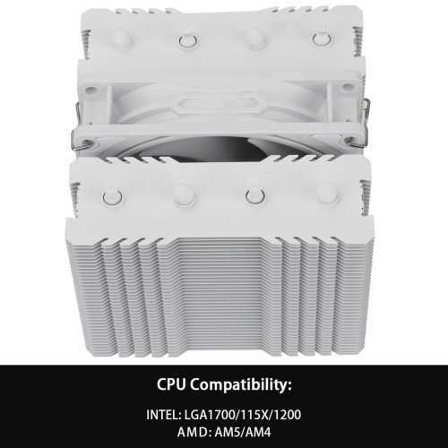 Кулер Thermalright Peerless Assassin 90 SE White купити з перевіркою сумісності: огляд, характеристики, ціна у Києві, Львові, Вінниці, Хмельницькому, Івано-Франківську, Україні | інтернет-магазин TELEMART.UA фото