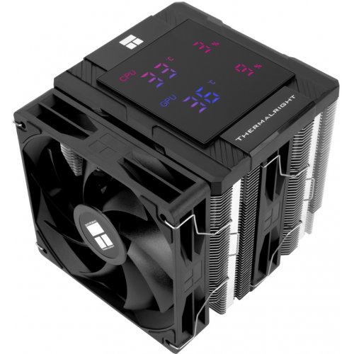 Кулер Thermalright Peerless Assassin 120 Digital Black купити з перевіркою сумісності: огляд, характеристики, ціна у Києві, Львові, Вінниці, Хмельницькому, Івано-Франківську, Україні | інтернет-магазин TELEMART.UA фото