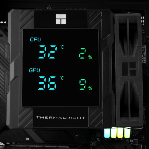 Кулер Thermalright Peerless Assassin 120 Digital Black купити з перевіркою сумісності: огляд, характеристики, ціна у Києві, Львові, Вінниці, Хмельницькому, Івано-Франківську, Україні | інтернет-магазин TELEMART.UA фото