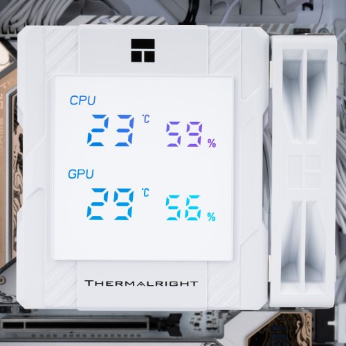 Кулер Thermalright Peerless Assassin 120 Digital White купити з перевіркою сумісності: огляд, характеристики, ціна у Києві, Львові, Вінниці, Хмельницькому, Івано-Франківську, Україні | інтернет-магазин TELEMART.UA фото