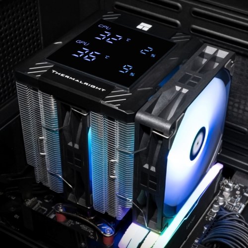 Кулер Thermalright Peerless Assassin 120 Digital ARGB Black купити з перевіркою сумісності: огляд, характеристики, ціна у Києві, Львові, Вінниці, Хмельницькому, Івано-Франківську, Україні | інтернет-магазин TELEMART.UA фото