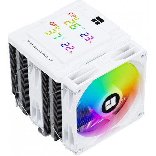 Кулер Thermalright Peerless Assassin 120 Digital ARGB White купити з перевіркою сумісності: огляд, характеристики, ціна у Києві, Львові, Вінниці, Хмельницькому, Івано-Франківську, Україні | інтернет-магазин TELEMART.UA фото