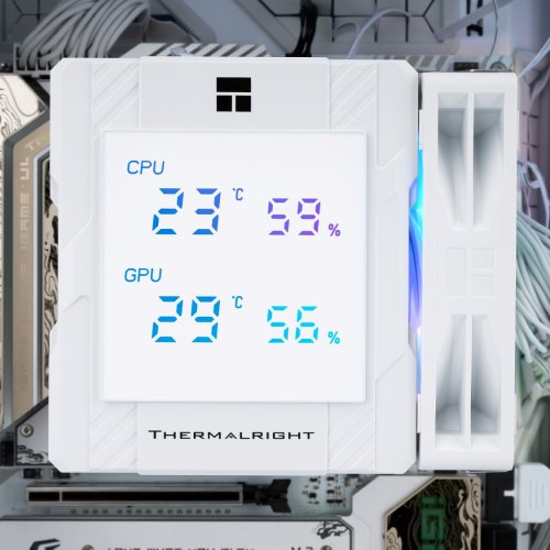 Кулер Thermalright Peerless Assassin 120 Digital ARGB White купити з перевіркою сумісності: огляд, характеристики, ціна у Києві, Львові, Вінниці, Хмельницькому, Івано-Франківську, Україні | інтернет-магазин TELEMART.UA фото