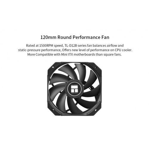 Кулер Thermalright Peerless Assassin 120 Mini Black купити з перевіркою сумісності: огляд, характеристики, ціна у Києві, Львові, Вінниці, Хмельницькому, Івано-Франківську, Україні | інтернет-магазин TELEMART.UA фото