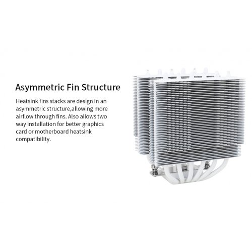 Кулер Thermalright Peerless Assassin 120 SE ARGB White купити з перевіркою сумісності: огляд, характеристики, ціна у Києві, Львові, Вінниці, Хмельницькому, Івано-Франківську, Україні | інтернет-магазин TELEMART.UA фото