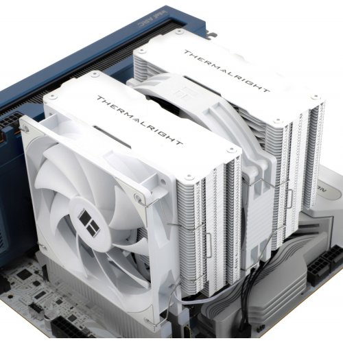 Кулер Thermalright Peerless Assassin 140 White купити з перевіркою сумісності: огляд, характеристики, ціна у Києві, Львові, Вінниці, Хмельницькому, Івано-Франківську, Україні | інтернет-магазин TELEMART.UA фото