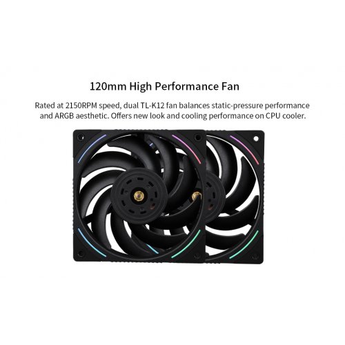 Кулер Thermalright Phantom Spirit 120 Evo купити з перевіркою сумісності: огляд, характеристики, ціна у Києві, Львові, Вінниці, Хмельницькому, Івано-Франківську, Україні | інтернет-магазин TELEMART.UA фото
