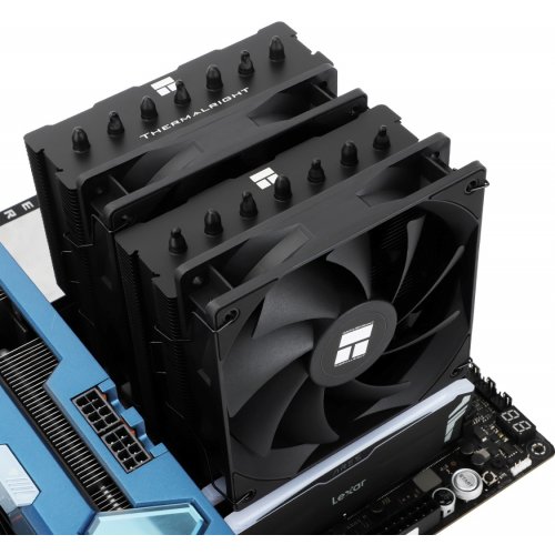 Кулер Thermalright Phantom Spirit 120 SE Black купити з перевіркою сумісності: огляд, характеристики, ціна у Києві, Львові, Вінниці, Хмельницькому, Івано-Франківську, Україні | інтернет-магазин TELEMART.UA фото