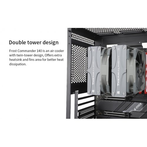 Купить Кулер Thermalright Frost Commander 140 с проверкой совместимости: обзор, характеристики, цена в Киеве, Днепре, Одессе, Харькове, Украине | интернет-магазин TELEMART.UA фото