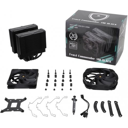 Кулер Thermalright Frost Commander 140 Black купити з перевіркою сумісності: огляд, характеристики, ціна у Києві, Львові, Вінниці, Хмельницькому, Івано-Франківську, Україні | інтернет-магазин TELEMART.UA фото