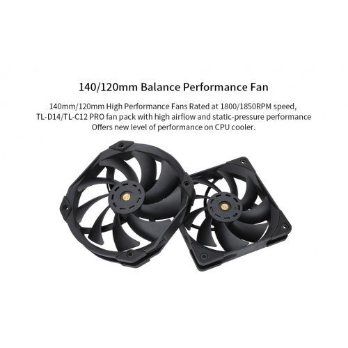 Кулер Thermalright Frost Commander 140 Black купити з перевіркою сумісності: огляд, характеристики, ціна у Києві, Львові, Вінниці, Хмельницькому, Івано-Франківську, Україні | інтернет-магазин TELEMART.UA фото