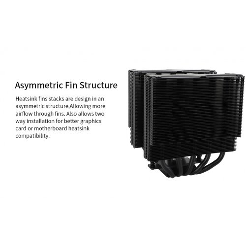 Кулер Thermalright Frost Commander 140 Black купити з перевіркою сумісності: огляд, характеристики, ціна у Києві, Львові, Вінниці, Хмельницькому, Івано-Франківську, Україні | інтернет-магазин TELEMART.UA фото