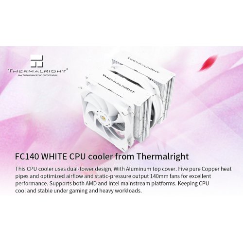 Купить Кулер Thermalright Frost Commander 140 White с проверкой совместимости: обзор, характеристики, цена в Киеве, Днепре, Одессе, Харькове, Украине | интернет-магазин TELEMART.UA фото