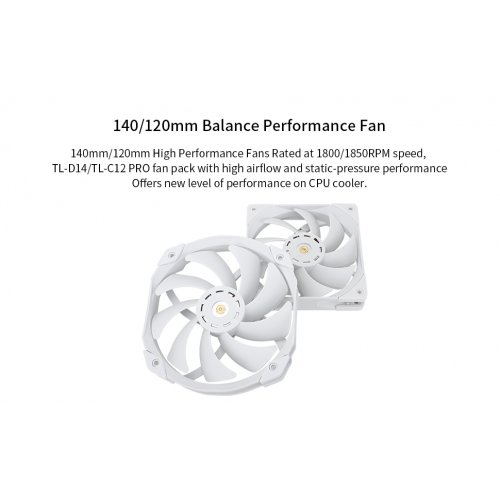 Купить Кулер Thermalright Frost Commander 140 White с проверкой совместимости: обзор, характеристики, цена в Киеве, Днепре, Одессе, Харькове, Украине | интернет-магазин TELEMART.UA фото
