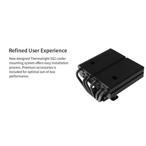 Кулер Thermalright TR-SI-100 Black купити з перевіркою сумісності: огляд, характеристики, ціна у Києві, Львові, Вінниці, Хмельницькому, Івано-Франківську, Україні | інтернет-магазин TELEMART.UA фото