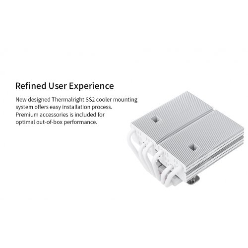 Кулер Thermalright TR-SI-100 ARGB White купити з перевіркою сумісності: огляд, характеристики, ціна у Києві, Львові, Вінниці, Хмельницькому, Івано-Франківську, Україні | інтернет-магазин TELEMART.UA фото