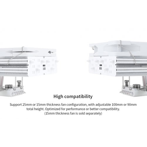 Кулер Thermalright TR-SI-100 ARGB White купити з перевіркою сумісності: огляд, характеристики, ціна у Києві, Львові, Вінниці, Хмельницькому, Івано-Франківську, Україні | інтернет-магазин TELEMART.UA фото