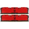 Фото ОЗП GoodRAM DDR4 16GB (2x8GB) 3000Mhz IRDM X Red (IR-XR3000D464L16S/16GDC)