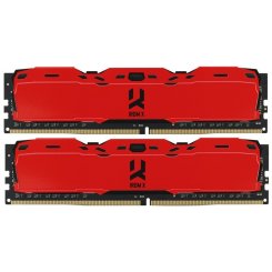 Фото GoodRAM DDR4 16GB (2x8GB) 3000Mhz IRDM X Red (IR-XR3000D464L16S/16GDC)