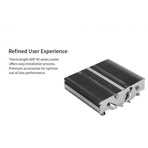 Кулер Thermalright AXP-90 X47 купити з перевіркою сумісності: огляд, характеристики, ціна у Києві, Львові, Вінниці, Хмельницькому, Івано-Франківську, Україні | інтернет-магазин TELEMART.UA фото
