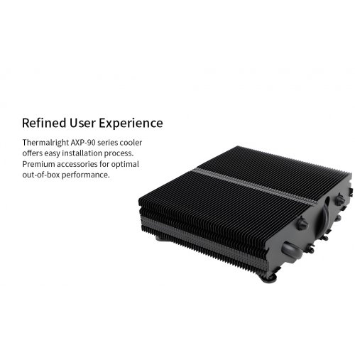 Купить Кулер Thermalright AXP-90 X47 Black с проверкой совместимости: обзор, характеристики, цена в Киеве, Днепре, Одессе, Харькове, Украине | интернет-магазин TELEMART.UA фото