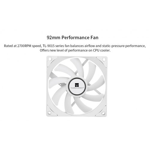 Кулер Thermalright AXP-90 X47 White купити з перевіркою сумісності: огляд, характеристики, ціна у Києві, Львові, Вінниці, Хмельницькому, Івано-Франківську, Україні | інтернет-магазин TELEMART.UA фото