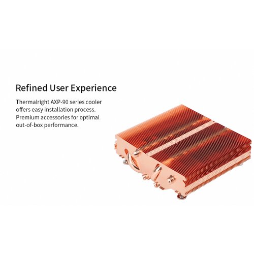 Кулер Thermalright AXP-90 X47 Full купити з перевіркою сумісності: огляд, характеристики, ціна у Києві, Львові, Вінниці, Хмельницькому, Івано-Франківську, Україні | інтернет-магазин TELEMART.UA фото