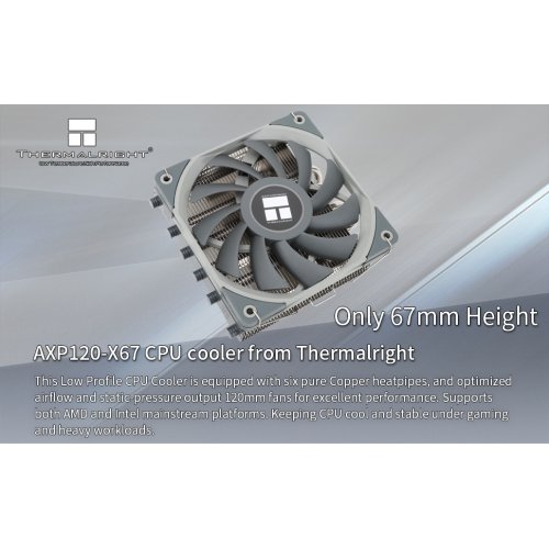 Купить Кулер Thermalright AXP120 X67 с проверкой совместимости: обзор, характеристики, цена в Киеве, Днепре, Одессе, Харькове, Украине | интернет-магазин TELEMART.UA фото