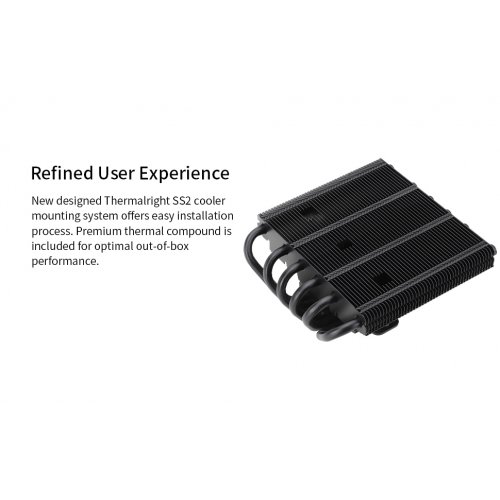Купить Кулер Thermalright AXP120 X67 ARGB Black с проверкой совместимости: обзор, характеристики, цена в Киеве, Днепре, Одессе, Харькове, Украине | интернет-магазин TELEMART.UA фото