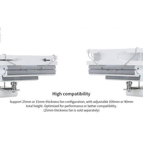 Купить Кулер Thermalright AXP120 X67 ARGB White с проверкой совместимости: обзор, характеристики, цена в Киеве, Днепре, Одессе, Харькове, Украине | интернет-магазин TELEMART.UA фото