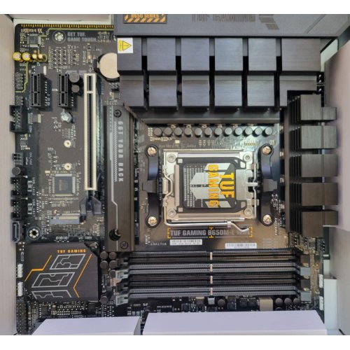 Уцінка материнська плата Asus TUF GAMING B650M-E WIFI (sAM5, AMD B650) (Сліди використання, 762109) купити з перевіркою сумісності: огляд, характеристики, ціна у Києві, Львові, Вінниці, Хмельницькому, Івано-Франківську, Україні | інтернет-магазин TELEMART.UA фото
