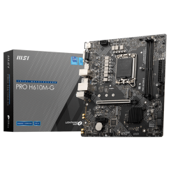 Уценка материнская плата MSI PRO H610M-G (s1700, Intel H610) (Следы использования, 762119)