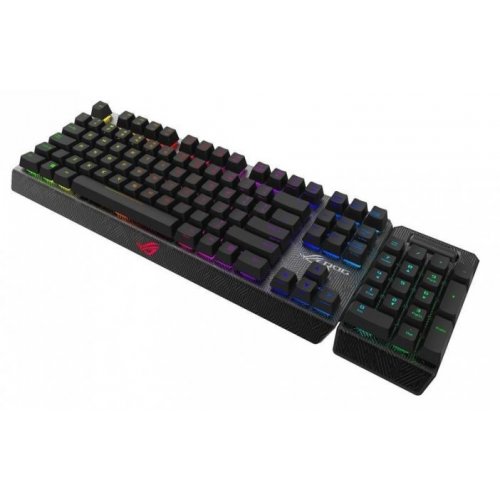 Купити Клавіатура Asus ROG Claymore Cherry MX Blue (90MP00E2-B0EA00) Black - ціна в Києві, Львові, Вінниці, Хмельницькому, Франківську, Україні | інтернет-магазин TELEMART.UA фото