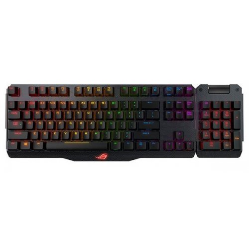 Купити Клавіатура Asus ROG Claymore Cherry MX Blue (90MP00E2-B0EA00) Black - ціна в Києві, Львові, Вінниці, Хмельницькому, Франківську, Україні | інтернет-магазин TELEMART.UA фото