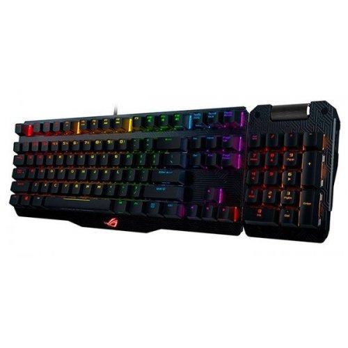Купити Клавіатура Asus ROG Claymore Cherry MX Blue (90MP00E2-B0EA00) Black - ціна в Києві, Львові, Вінниці, Хмельницькому, Франківську, Україні | інтернет-магазин TELEMART.UA фото