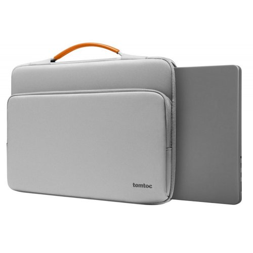 Купити Сумка для ноутбука Tomtoc 16" Defender-A14 Laptop Briefcase (A14F2G4) Gray - ціна в Києві, Львові, Вінниці, Хмельницькому, Франківську, Україні | інтернет-магазин TELEMART.UA фото