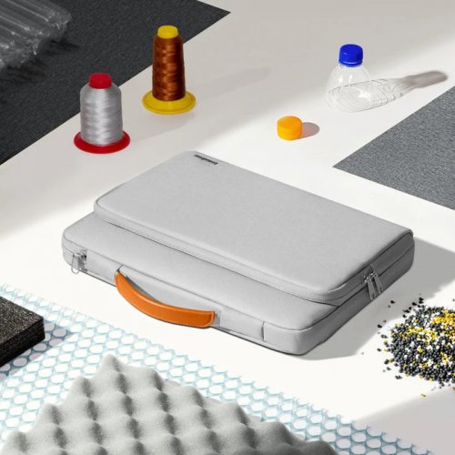 Купити Сумка для ноутбука Tomtoc 16" Defender-A14 Laptop Briefcase (A14F2G4) Gray - ціна в Києві, Львові, Вінниці, Хмельницькому, Франківську, Україні | інтернет-магазин TELEMART.UA фото