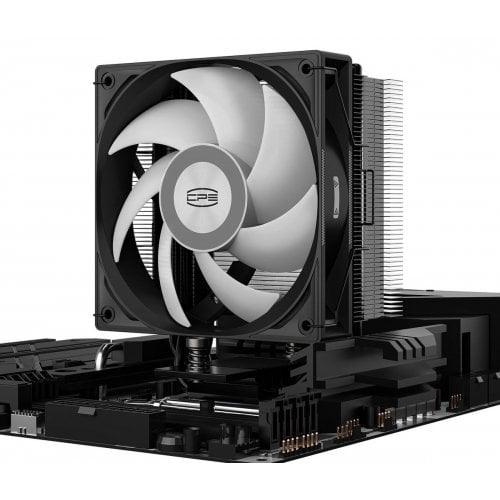 Кулер PCCooler RT400 ARGB Black купити з перевіркою сумісності: огляд, характеристики, ціна у Києві, Львові, Вінниці, Хмельницькому, Івано-Франківську, Україні | інтернет-магазин TELEMART.UA фото