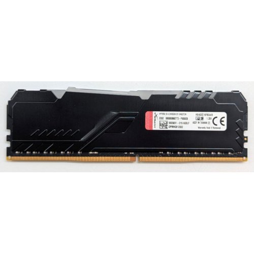 Купить Озу HyperX DDR4 8GB 3200Mhz Fury RGB (HX432C16FB3A/8) (Восстановлено продавцом, 762288) с проверкой совместимости: обзор, характеристики, цена в Киеве, Днепре, Одессе, Харькове, Украине | интернет-магазин TELEMART.UA фото