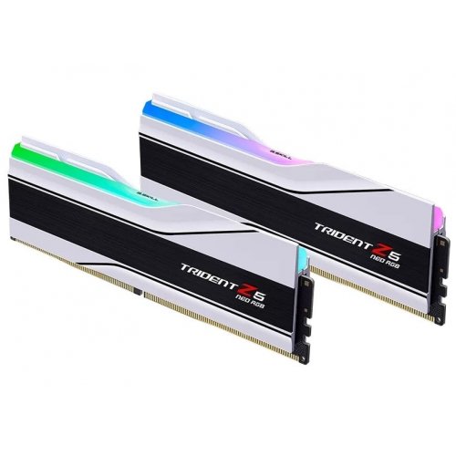 Купить ОЗУ G.Skill DDR5 64GB (2x32GB) 6000Mhz Trident Z5 Neo RGB White (F5-6000J2836G32GX2-TZ5NRW) с проверкой совместимости: обзор, характеристики, цена в Киеве, Днепре, Одессе, Харькове, Украине | интернет-магазин TELEMART.UA фото