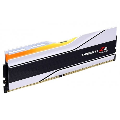 Купить ОЗУ G.Skill DDR5 64GB (2x32GB) 6000Mhz Trident Z5 Neo RGB White (F5-6000J2836G32GX2-TZ5NRW) с проверкой совместимости: обзор, характеристики, цена в Киеве, Днепре, Одессе, Харькове, Украине | интернет-магазин TELEMART.UA фото