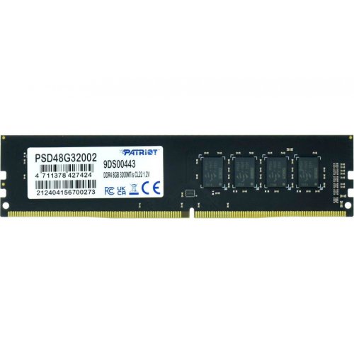 Купить ОЗУ Patriot DDR4 8GB 3200Mhz Signature Line (PSD48G32002) с проверкой совместимости: обзор, характеристики, цена в Киеве, Днепре, Одессе, Харькове, Украине | интернет-магазин TELEMART.UA фото